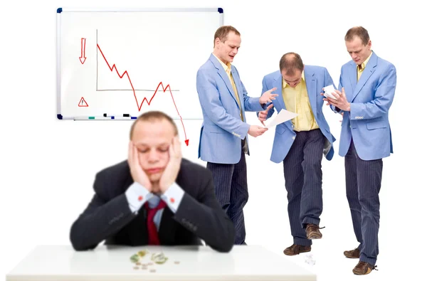 Dipendenti infelici — Foto Stock