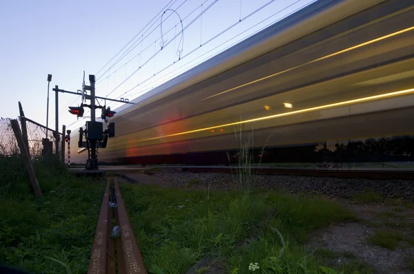 Passerar tåget — Stockfoto