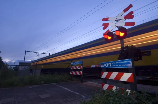 Racing train — Stock Photo, Image