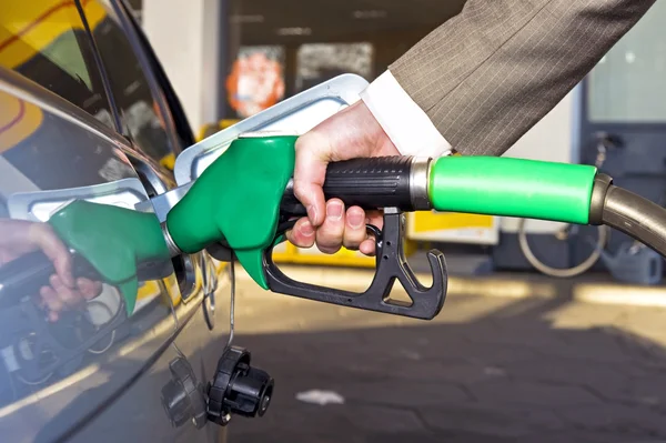 Getting gas — Stock Photo, Image