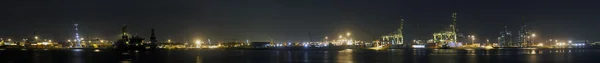 Rotterdam haven panorama — Stockfoto