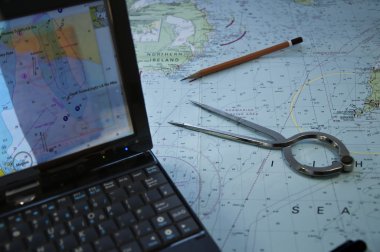 Modern navigation set clipart