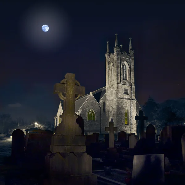 stock image Chirch at night