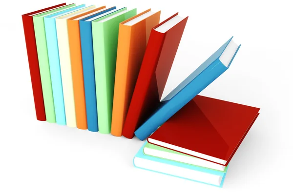 3d books — Stock Photo, Image