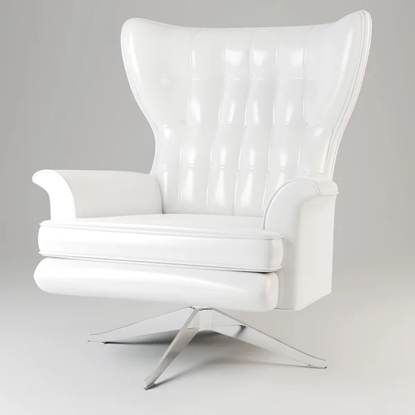 3d 皮革扶手椅 — 图库照片