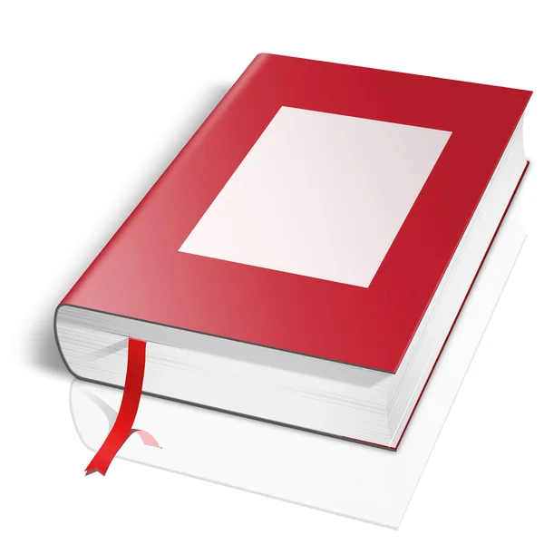 3d book with blank cover — Stock Photo, Image