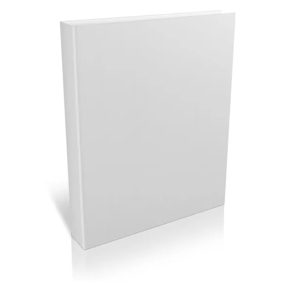 3D bok med tomt täcka — Stockfoto