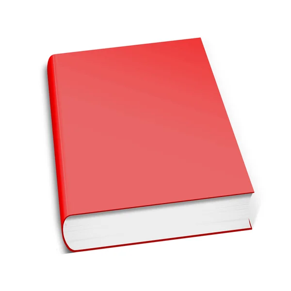 3d book with blank cover — Stock Photo, Image
