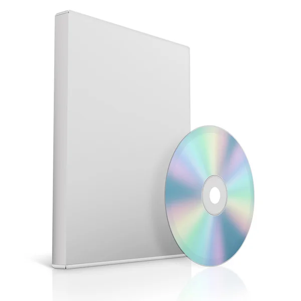 Caixa de software 3d — Fotografia de Stock