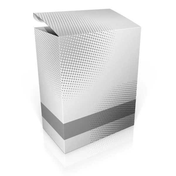 3D yazılım kutu — Stok fotoğraf