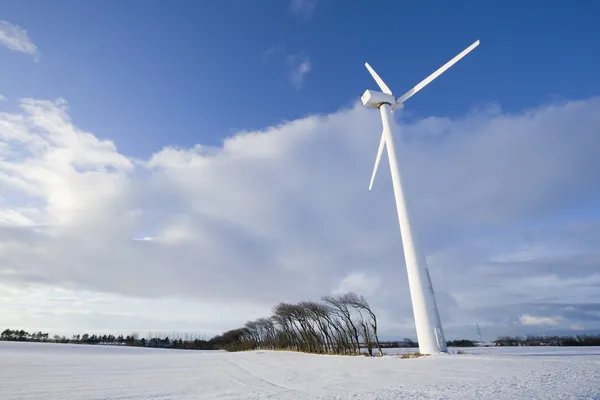 Turbinas eólicas e ventos — Fotografia de Stock