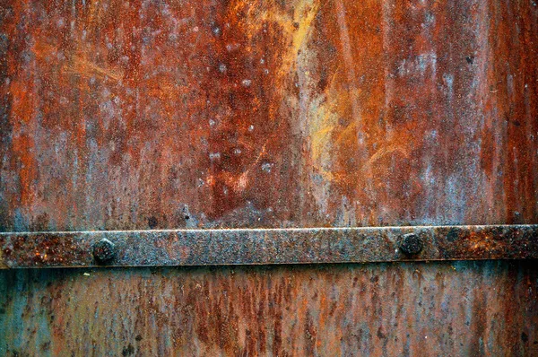 Rostig metall skylt — Stockfoto