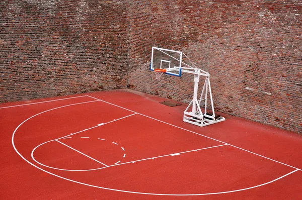Basketballbane – stockfoto