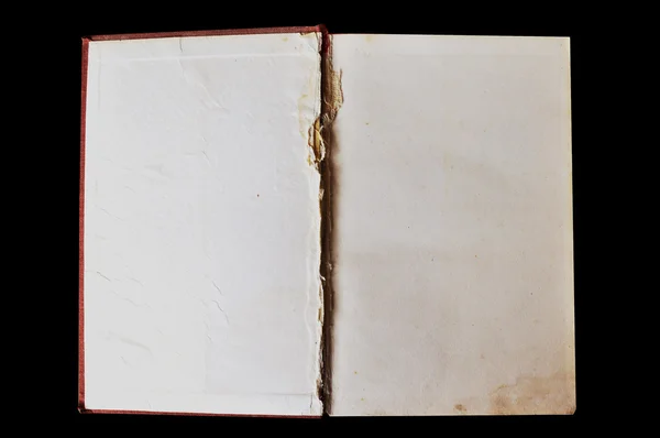 Antigo livro aberto — Fotografia de Stock