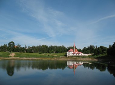 Prioratsky palace in Gatchina clipart