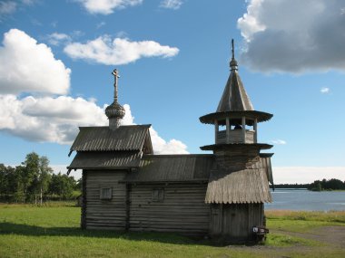 Kizhi Museum of wooden architecture clipart