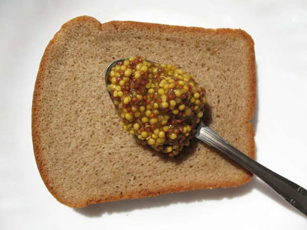 A slice of rye bread — Stock Photo, Image
