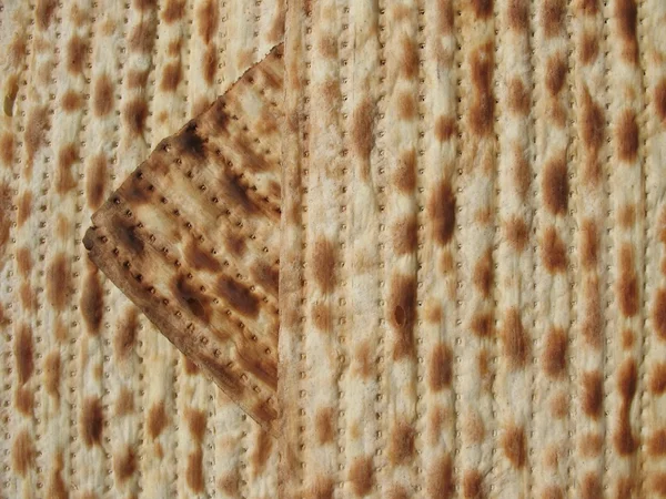 The texture of matzo - unleavened — Stock Photo, Image