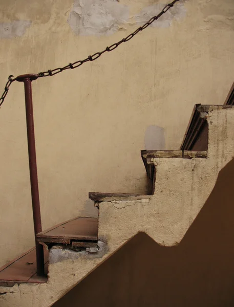 Eski merdiveni — Stok fotoğraf