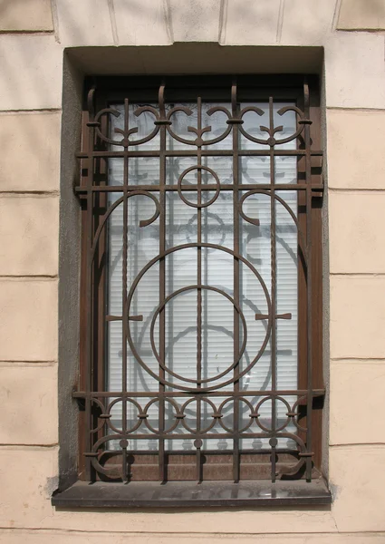 Window, barred — Stock Photo, Image