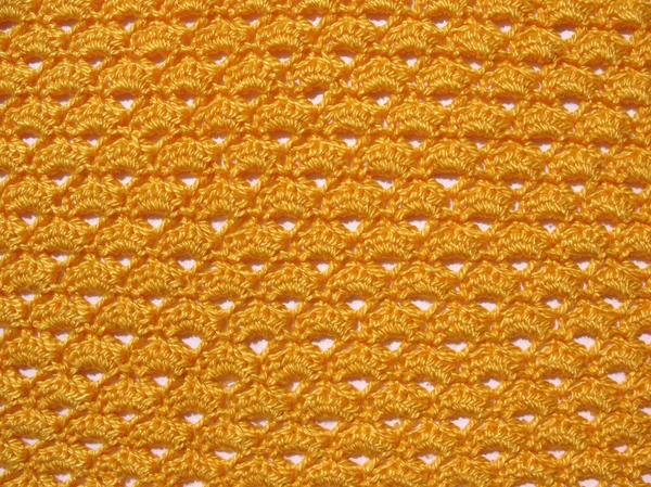 Close up de textura de padrão de crochê — Fotografia de Stock
