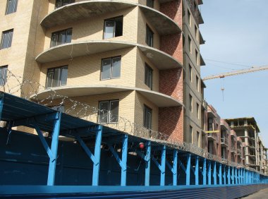 bir inşaat alanı
