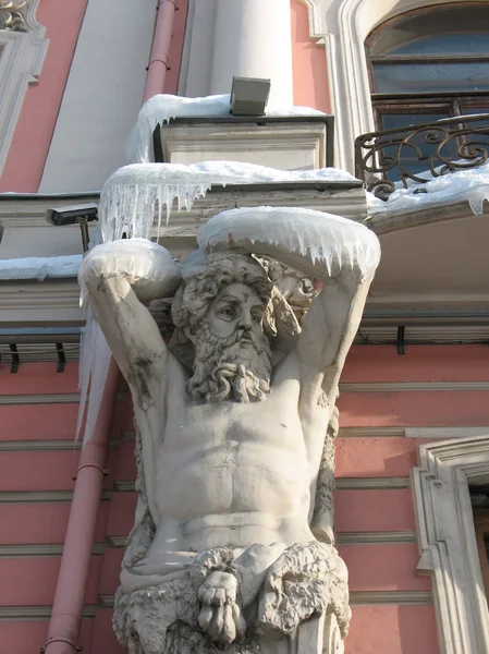 Ατλάντα. Αγία Πετρούπολη. χειμώνα — Φωτογραφία Αρχείου
