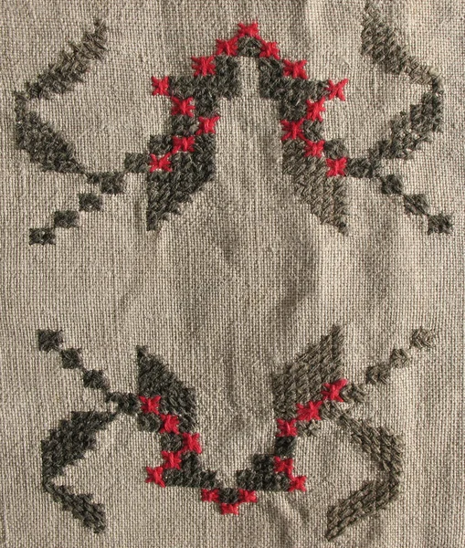 Bakgrund. ? mbroidery mönster. — Stockfoto