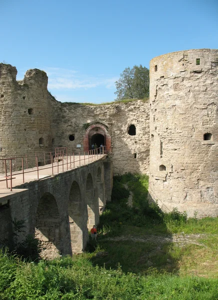中世纪堡垒的塔 — 图库照片