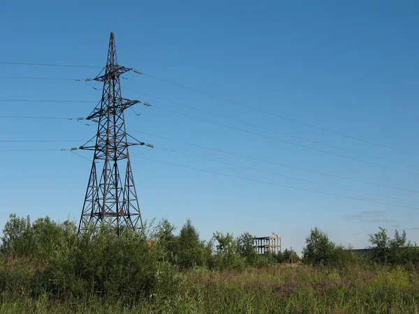 Electric power line — Stock Photo, Image