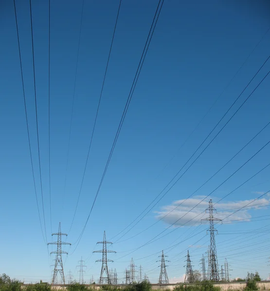 Línea de energía eléctrica —  Fotos de Stock