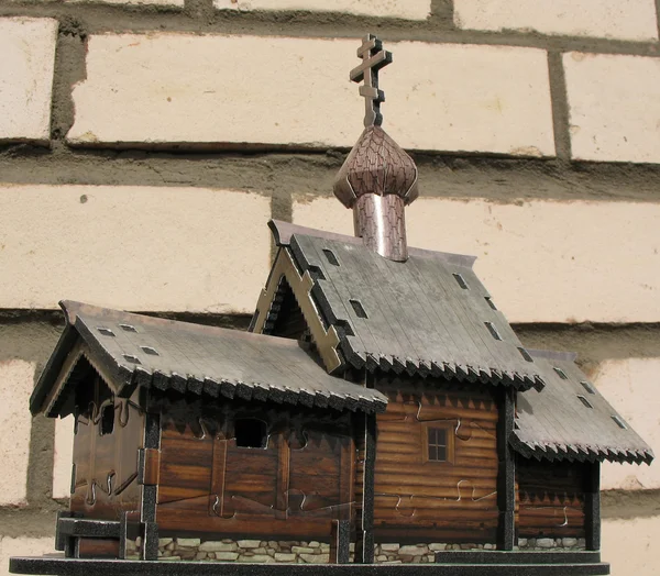 stock image Model of the Church of the paper