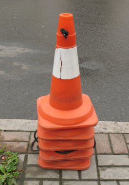 signalering verkeer kegels