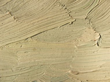 bir parça yağlı boya ile tuval