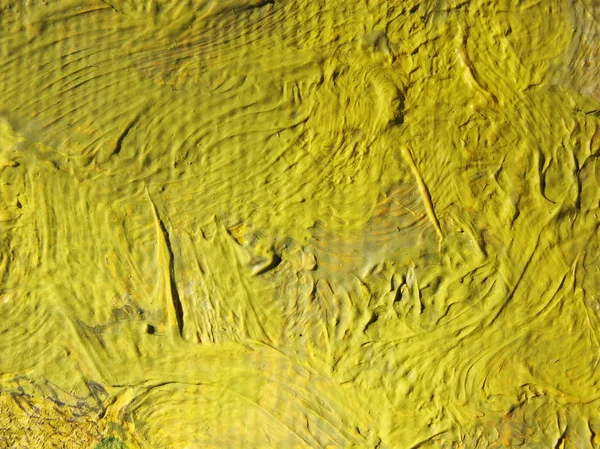 Un fragmento del lienzo con pinturas al óleo — Foto de Stock