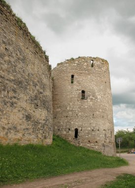 Izborsk Kalesi. Pskov bölgesi. Rusya