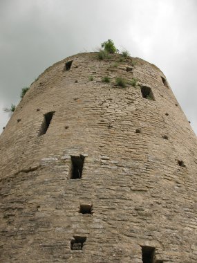 Izborsk Kalesi. Pskov bölgesi. Rusya