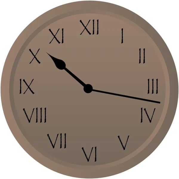 Rustic Clock — Stock Vector