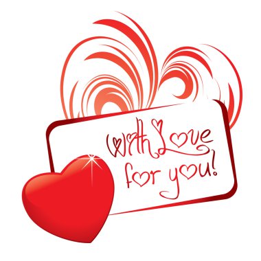 Love card clipart