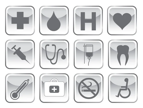 stock vector Medical symbol set