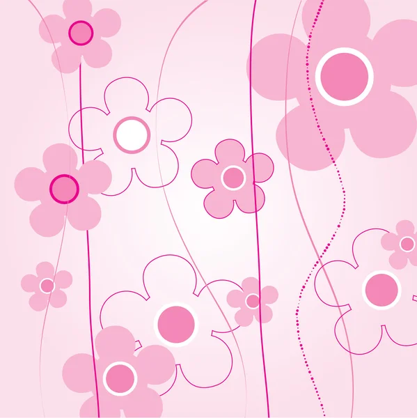 Rose fond — Image vectorielle