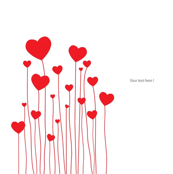 Aşk kartı Vektör Grafikler