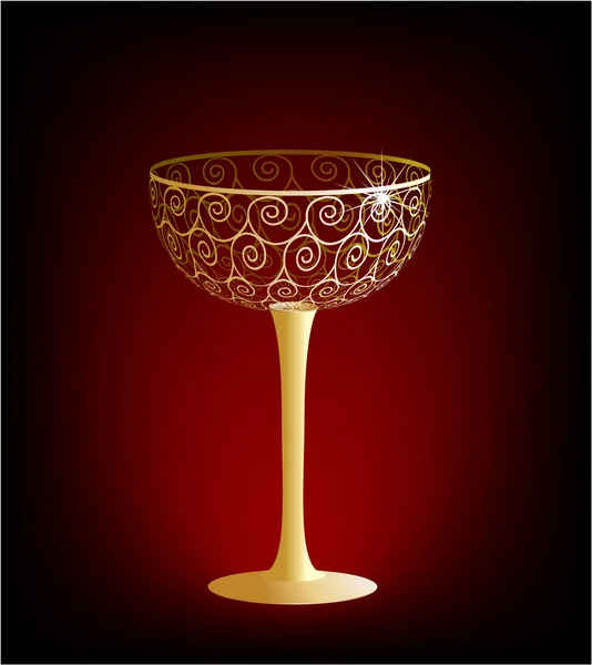 Szkło szampana — Wektor stockowy