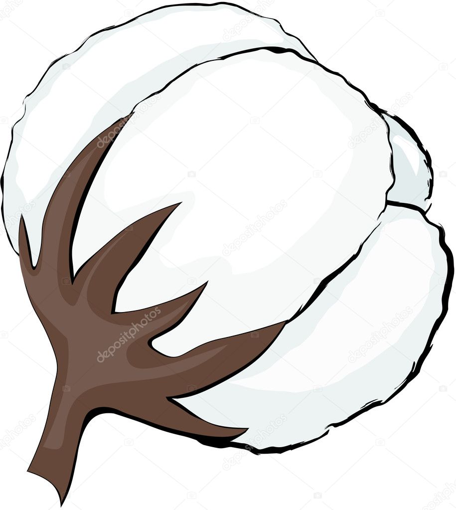 Cotton Icon, Vector Illustration. Royalty Free SVG, Cliparts, Vetores, e  Ilustrações Stock. Image 77265997.