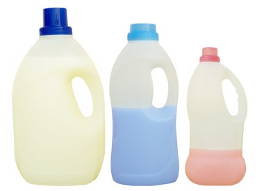 Assorted plastic bottles clipart