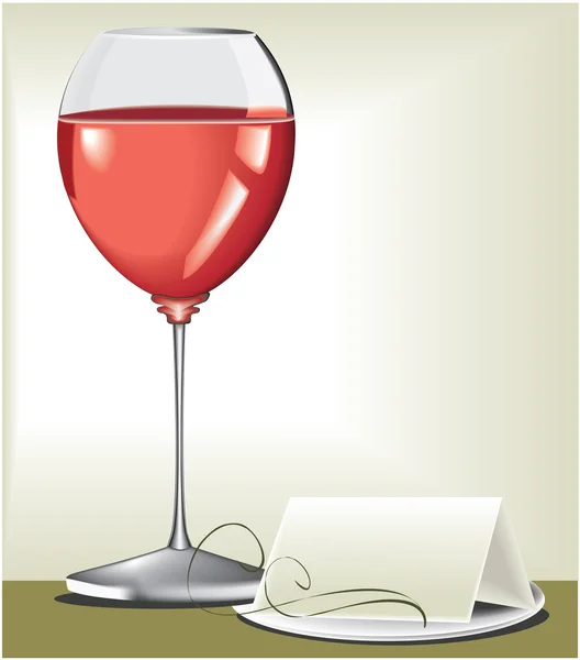 Composição do vinho — Vetor de Stock