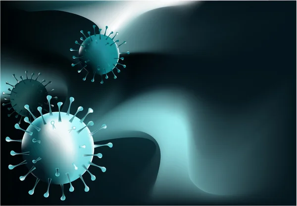 Virus de la gripe — Vector de stock