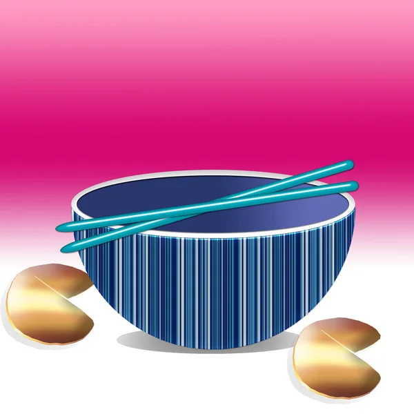 Ris skål — Stock vektor
