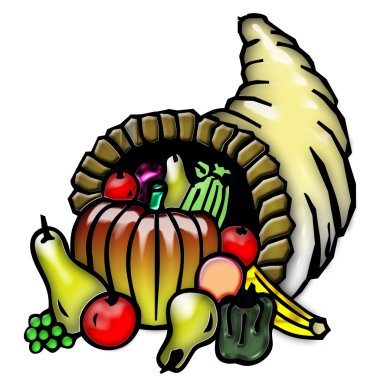 Cornucopia clipart