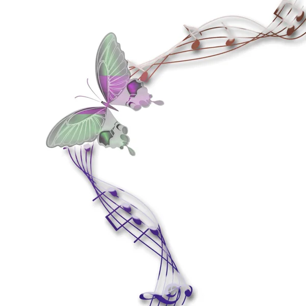 Joli papillon — Image vectorielle